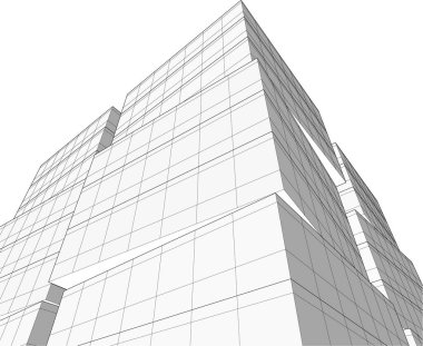 3D astarlı mimari sanat, dijital duvar kağıdı