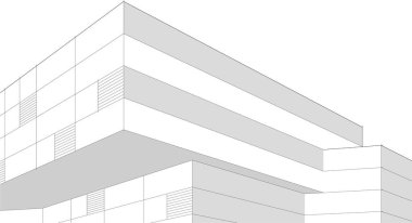 3D astarlı mimari sanat, dijital duvar kağıdı