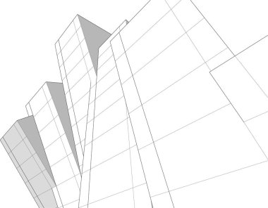 3D astarlı mimari sanat, dijital duvar kağıdı