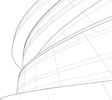 3D astarlı mimari sanat, dijital duvar kağıdı