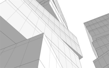 3D astarlı mimari sanat, dijital duvar kağıdı