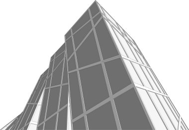 3D astarlı mimari sanat, dijital duvar kağıdı