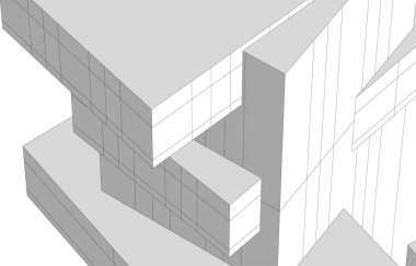 3D astarlı mimari sanat, dijital duvar kağıdı