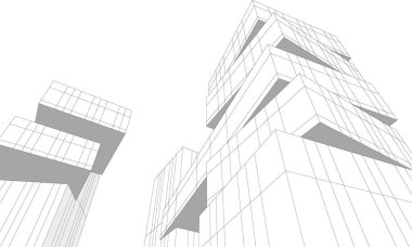 3D astarlı mimari sanat, dijital duvar kağıdı