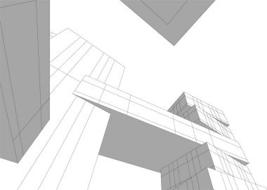 3D astarlı mimari sanat, dijital duvar kağıdı