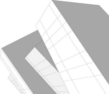 3D astarlı mimari sanat, dijital duvar kağıdı