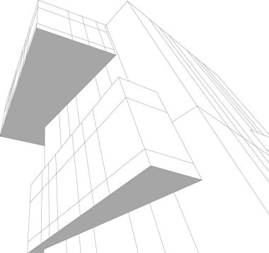 3D astarlı mimari sanat, dijital duvar kağıdı