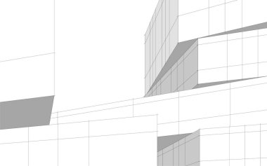 3D astarlı mimari sanat, dijital duvar kağıdı