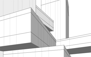 3D astarlı mimari sanat, dijital duvar kağıdı