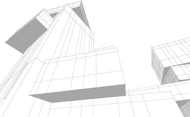 3D astarlı mimari sanat, dijital duvar kağıdı