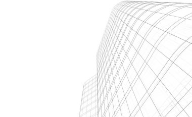 modern arkaplan, mimari çizim