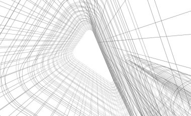 modern arkaplan, mimari çizim