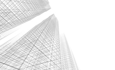 modern arkaplan, mimari çizim