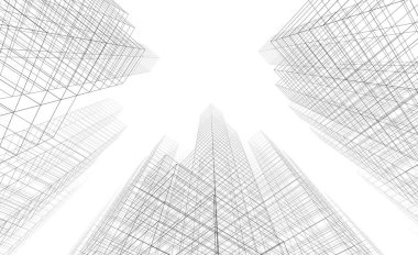 modern arkaplan, mimari çizim