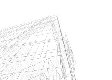 modern arkaplan, mimari çizim