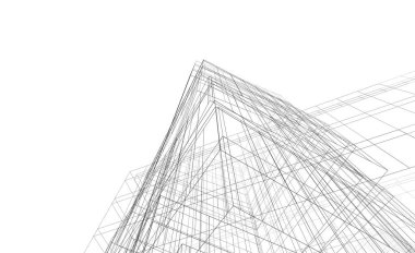 modern arkaplan, mimari çizim