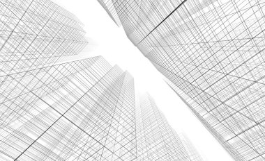 modern arkaplan, mimari çizim