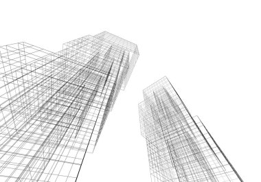 modern arkaplan, mimari çizim