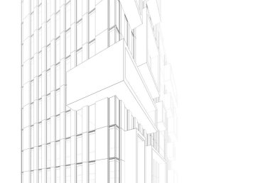 modern arkaplan, mimari çizim