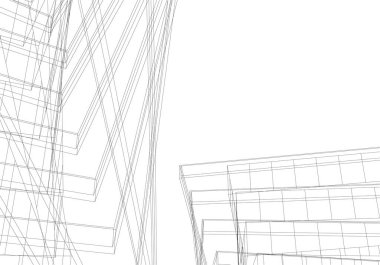 modern arkaplan, mimari çizim