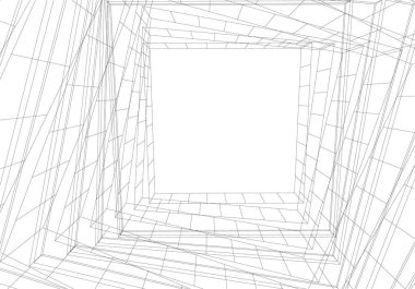 modern arkaplan, mimari çizim