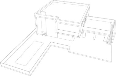 modern arkaplan, mimari çizim