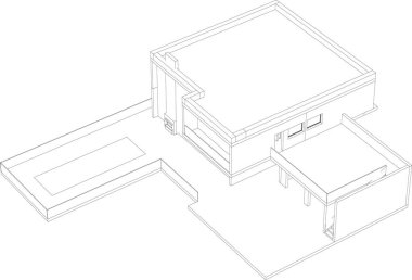 modern arkaplan, mimari çizim