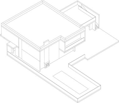 modern arkaplan, mimari çizim