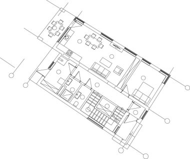 modern arkaplan, mimari çizim