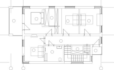 modern arkaplan, mimari çizim