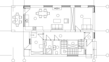 modern arkaplan, mimari çizim