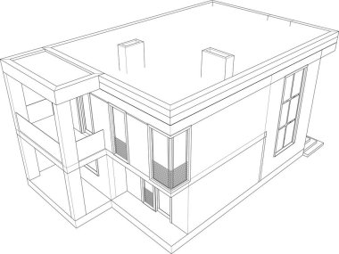 modern arkaplan, mimari çizim