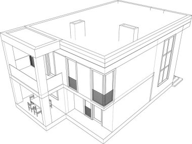 modern arkaplan, mimari çizim