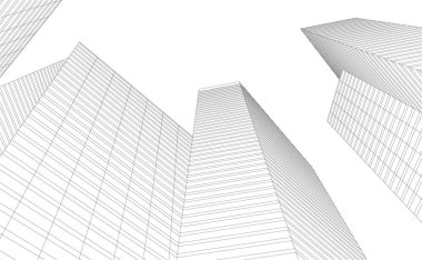 modern arkaplan, mimari çizim