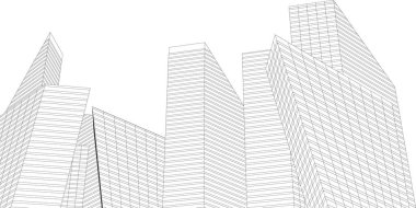 modern arkaplan, mimari çizim