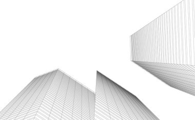 modern arkaplan, mimari çizim