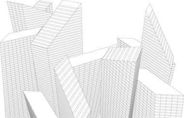 modern arkaplan, mimari çizim