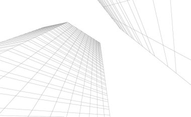 modern arkaplan, mimari çizim