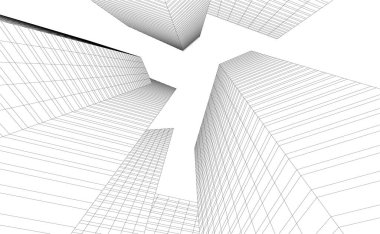 modern arkaplan, mimari çizim