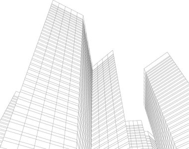 modern arkaplan, mimari çizim