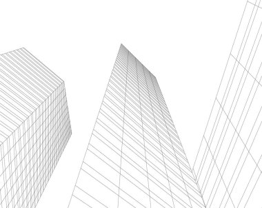 modern arkaplan, mimari çizim