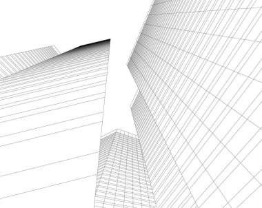 modern arkaplan, mimari çizim