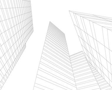 modern arkaplan, mimari çizim