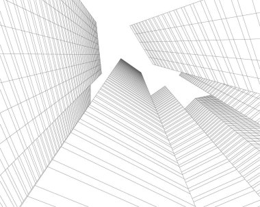 modern arkaplan, mimari çizim