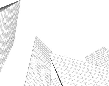 modern arkaplan, mimari çizim