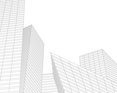 modern arkaplan, mimari çizim