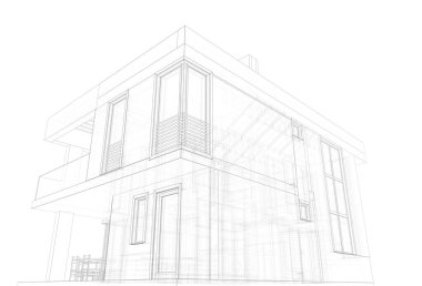 modern arkaplan, mimari çizim