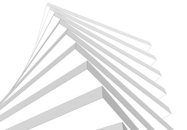 3d mimari çizim, modern arkaplan