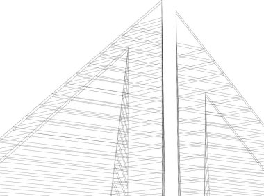 soyut mimari duvar kağıdı, dijital arkaplan