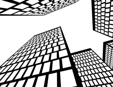 soyut mimari duvar kağıdı, dijital arkaplan